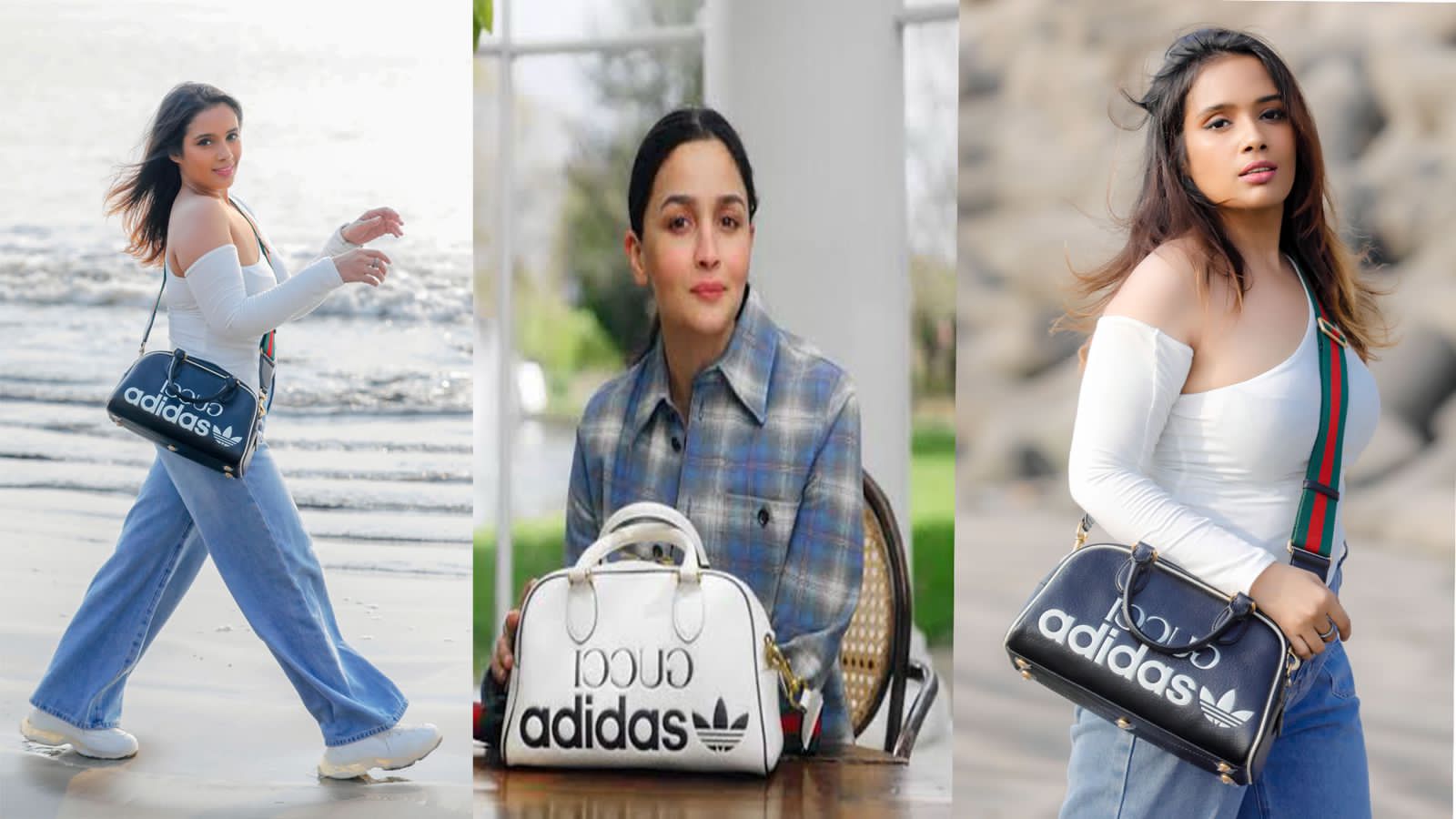 Alia Bhatt & Veronica Vaniez : Gucci X Adidas बैग कैरी करने के आलिया भट्ट और वेरोनिका वैनिज से लें स्टाइल टिप्स