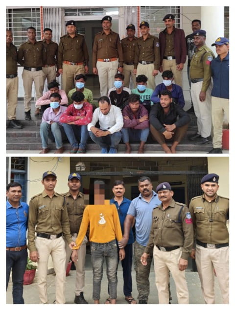 Betul Crime News : सुरक्षा प्रहरी पर हमला और तोड़फोड़ के आरोपी, बलात्कार का ईनामी आरोपी भी दबोचा गया