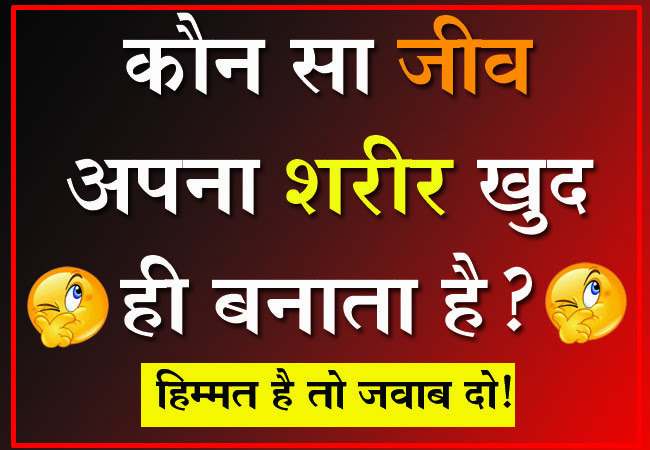 Trending Quiz : कौन सा जीव अपना शरीर खुद ही बनाता है?