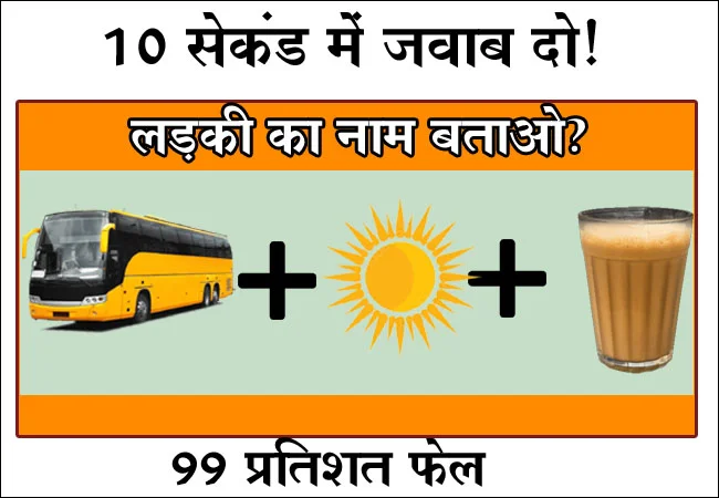 Brain Teaser: इस तस्वीर में छिपा है एक लड़की का नाम, अगर खुद को स्मार्ट समझते हैं तो जवाब बताओ?