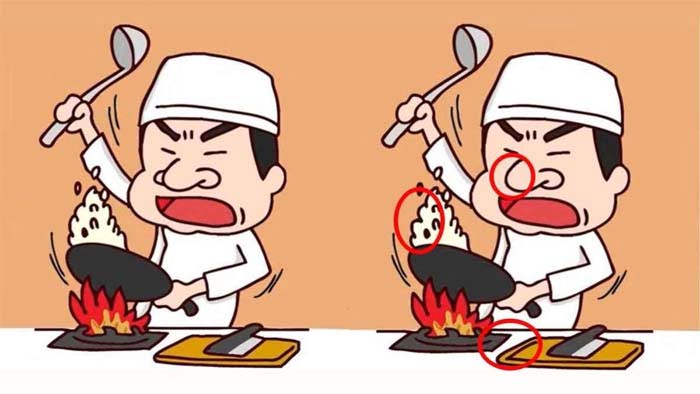 Optical Illusion : चंद सेकंड में एक जैसी दिख रही कुकिंग शेफ की तस्‍वीर में ढूंढो 3 अंतर, दौड़ाइए दिमाग के घोड़े...