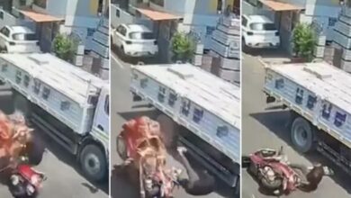 Viral Video: इसे कहते हैं मौत के मुंह से निकलना, वीडियो देखकर दहल जाएंगे आप...