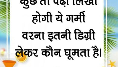 Jokes in Hindi : गर्मी के मौसम ने तो हद ही कर है, मच्छर भी कान के पास आकर पूछने लगे है...