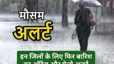 MP Weather Alert : एमपी के 3 दर्जन जिलों में आंधी-तूफान के साथ बारिश और वज्रपात की चेतावनी