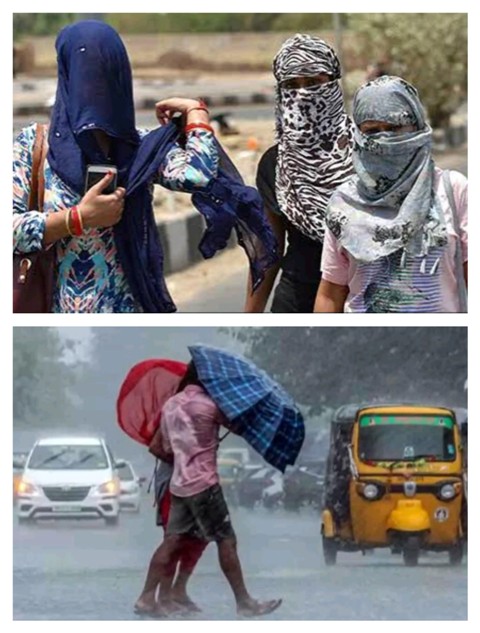 MP Weather Alert : एमपी में कहीं होगी जोरदार बारिश, कहीं चलेंगे लू के थपेड़े