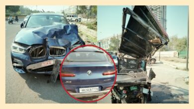 Greater Noida Road Accident : तेज रफ्तार बीएमडब्ल्यू ने ई-रिक्शा को मारी जोरदार टक्कर , 2 की मौत. 3 घायल