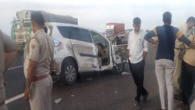 Horrific Road Accident in Rajasthan : दौसा में दिल्ली-मुंबई एक्सप्रेसवे पर ट्रक से कुचलकर एक ही परिवार के तीन लोगों की मौत