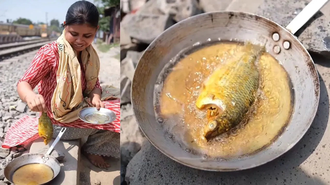 Viral Video : तपती धूप में लड़की ने फ्राई की मछली, वीडियो हुआ जमकर वायरल