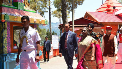 President Droupadi Murmu Visit Tara Devi Temple : राष्ट्रपति द्रौपदी मुर्मू ने शिमला के तारादेवी मंदिर में की पूजा-अर्चना