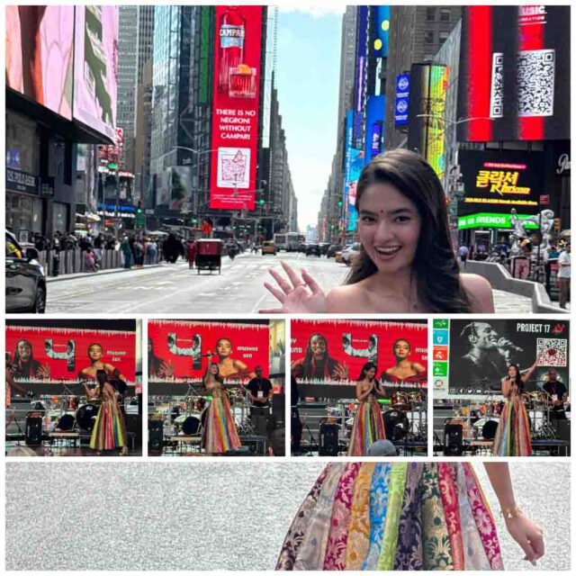 Anushka Sen : अनुष्का सेन ने रचा इतिहास, न्यूयॉर्क के टाइम्स स्क्वायर पर किया परफॉर्म