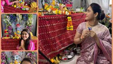 Madhurima Tuli : मधुरिमा तुली ने 6 साल बाद अपने घर पर मनाई गणेश चतुर्थी