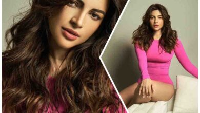 Shama Sikandar bold look : शमा सिकंदर का बोल्ड और सुंदर ऑल-पिंक अवतार