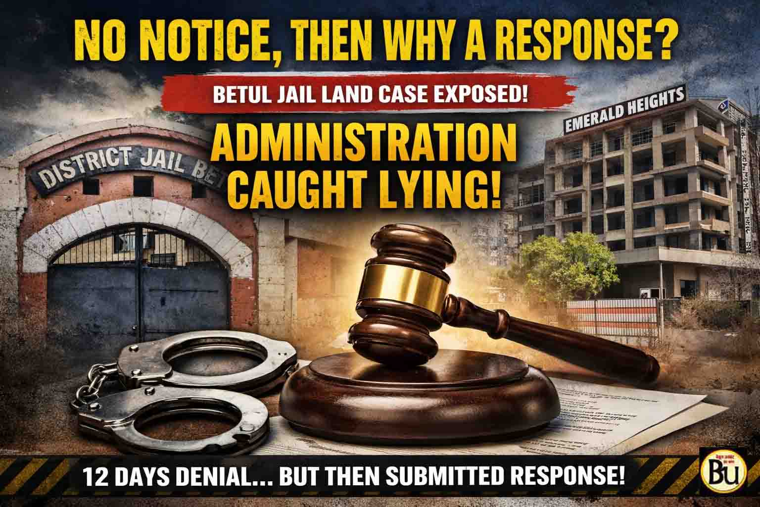 Betul Jail Land Case: जब नोटिस जारी नहीं हुए तो जवाब काहे का..? जेल की जमीन मामले में प्रशासन बेनकाब