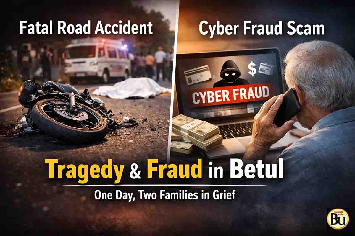 Betul Road Accident Cyber Fraud: सड़क पर रफ्तार का कहर, दो युवकों की मौत; फर्जी वकील बनकर बुजुर्ग से साइबर ठगों लगाई डेढ़ लाख की चपत
