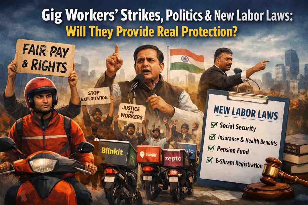 Gig Workers Social Security: गिग वर्कर्स को मिलेगा बीमा, स्वास्थ्य और मातृत्व लाभ, जानिए नए श्रम कानून में कितनी सामाजिक सुरक्षा