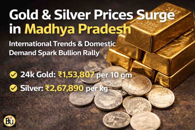 Gold Silver Price Today MP: गिरावट के बाद सोना-चांदी में तेज उछाल, एमपी के बाजारों में आज क्यों बढ़े दाम