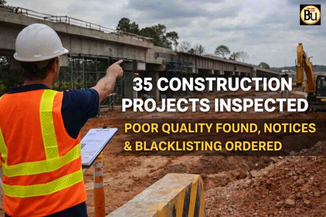 MP Road Construction Quality: एमपी में सड़कों और भवनों का घटिया निर्माण उजागर, अफसर निलंबित, ठेकेदार ब्लैकलिस्ट