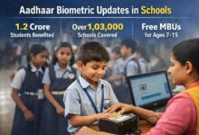 Aadhaar Biometric Update: एक लाख से ज्यादा स्कूलों में आधार बायोमेट्रिक अपडेट, 1.2 करोड़ छात्रों को मिला सीधा लाभ