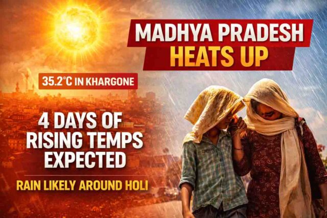 Madhya Pradesh Weather Update: मार्च में ही झुलसने लगा मध्य प्रदेश, 4 दिन में और चढ़ेगा पारा, रंगपंचमी से पहले बारिश के भी संकेत