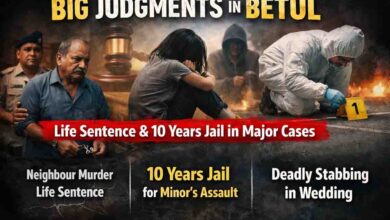 Betul Court Big Decisions: बैतूल में अदालत के तीन बड़े फैसले: हत्या के 2 मामलों में उम्रकैद, रेप ले आरोपी को 10 साल की सजा