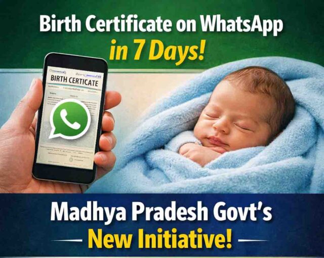 Birth Certificate on WhatsApp MP: मध्य प्रदेश में नई सुविधा, अब 7 दिन में व्हाट्सएप पर मिलेगा जन्म प्रमाण पत्र