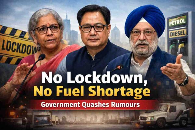 India Lockdown Rumours: पश्चिम एशिया तनाव: लॉकडाउन और पेट्रोल संकट की अफवाह पर सरकार का बड़ा खुलासा