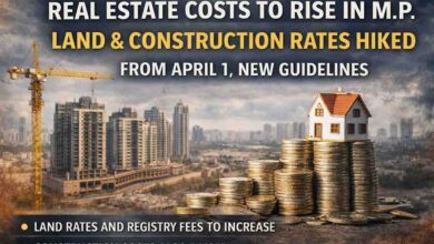 MP Property Rate Hike: एमपी में घर-प्लॉट खरीदना हुआ और महंगा, 1 अप्रैल से नई गाइडलाइन लागू, जमीन और निर्माण दरों में बड़ा इजाफा