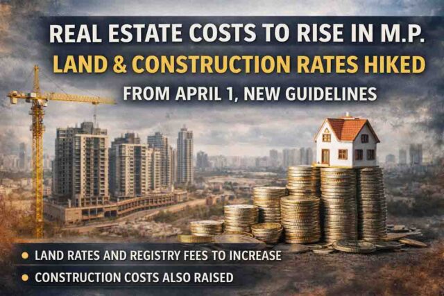 MP Property Rate Hike: एमपी में घर-प्लॉट खरीदना हुआ और महंगा, 1 अप्रैल से नई गाइडलाइन लागू, जमीन और निर्माण दरों में बड़ा इजाफा