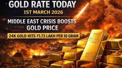 Gold Rate Today: इजराइल-ईरान तनाव के बीच सोने के भाव में जबरदस्त उछाल, 24 कैरेट 10 ग्राम 1.73 लाख पार