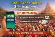 Ladli Behna Yojana 34th Installment: लाडली बहना योजना की 34वीं किस्त इस दिन होगी जारी, 1.28 करोड़ महिलाओं के खातों में आएंगे 1500 रुपए
