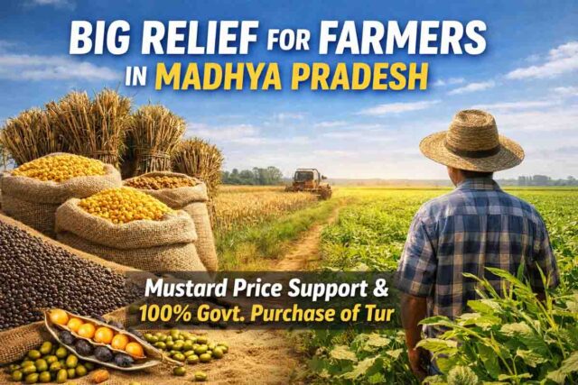 MP Farmers Relief Scheme: किसानों के लिए बड़ी राहत: सरसों को भावांतर, तुअर की 100% खरीदी मंजूर, फसल बीमा में भी बड़ा बदलाव