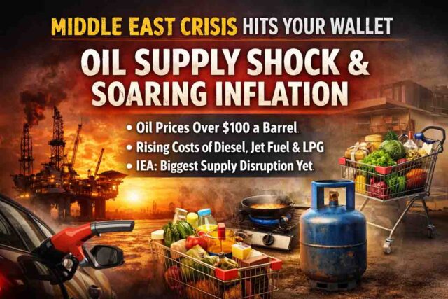 Middle East Oil Crisis: मिडिल ईस्ट संकट का सीधा असर आपकी जेब पर, तेल महंगा होने से बढ़ी महंगाई, ऐसे करें बचाव