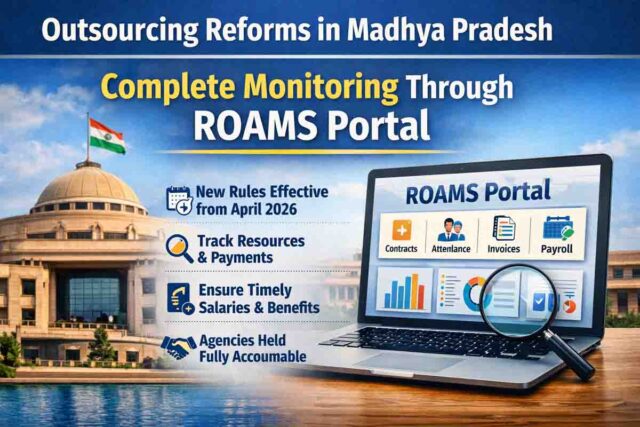 MP Outsourcing ROAMS Portal: आउटसोर्सिंग व्यवस्था में बड़ा बदलाव, अब ROAMS पोर्टल से होगी निगरानी, नहीं हो सकेगी गड़बड़ी