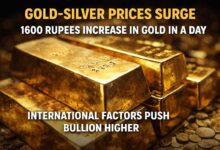 Gold Silver Price Today: सोने-चांदी के दाम में जोरदार उछाल: एक दिन में 1600 रुपये महंगा हुआ सोना, चांदी भी 2% चढ़ी
