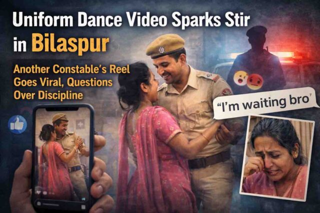 Police Reels Viral: वर्दी में रील बनाने का ट्रेंड, एक और आरक्षक का वीडियो वायरल, विभाग में हलचल