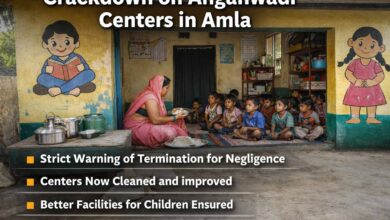 Amla Anganwadi Inspection: एसडीएम की आंगनवाड़ी केंद्रों की व्यवस्थाओं पर सख्ती, खामियां मिलने पर सेवा समाप्ति की चेतावनी