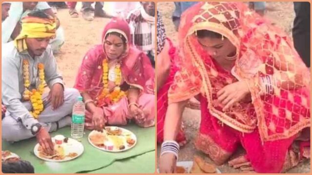 Betul Mass Marriage: बैतूल सामूहिक विवाह में व्यवस्था पर सवाल: नवविवाहित जमीन पर, VIP के लिए भोजन के अलग इंतजाम