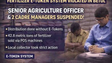 Fertilizer E Token System: बैतूल में ई-टोकन मामले में गाज गिरना जारी, 3 और अधिकारी हुए निलंबित, 42.805 मीट्रिक टन खाद बिक्री पर सवाल