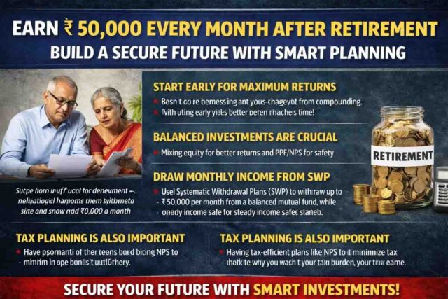 Retirement Planning India: रिटायरमेंट के बाद होगी हर महीने 50 हजार की कमाई, यह योजनाएं खत्म करेगी सारी चिंताएं