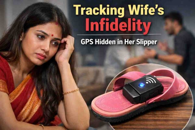 GPS Tracking Wife: पत्नी पर था शक, चप्पल में GPS लगाकर की निगरानी, फिर जो हुआ उसने सबको चौंका दिया