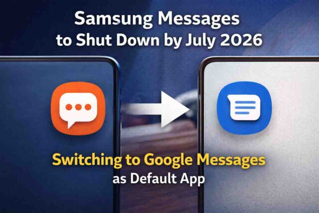Samsung Messages Shutdown: सैमसंग का बड़ा बदलाव: जुलाई 2026 तक बंद होगा मैसेज ऐप, यूज़र्स को मिलेगा नया अनुभव
