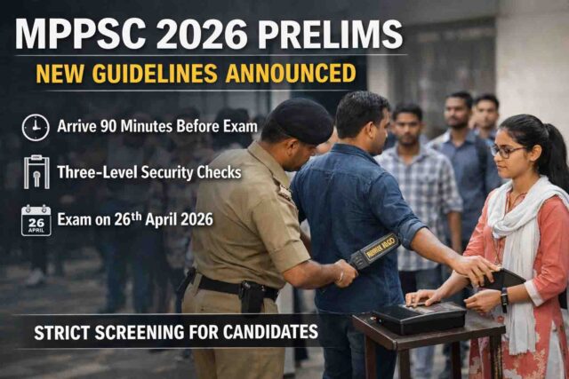 MPPSC 2026 Exam Guidelines: एमपीपीएससी 2026 परीक्षा के लिए बड़ा बदलाव, अब इस समय पहुंचना होगा केंद्र, नहीं तो नो एंट्री