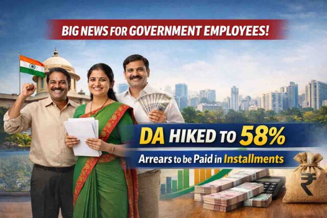 mp da hike 2026: लाखों सरकारी कर्मचारियों को बड़ी राहत, डीए बढ़कर हुआ 58 प्रतिशत, 6 किस्तों में मिलेगा एरियर