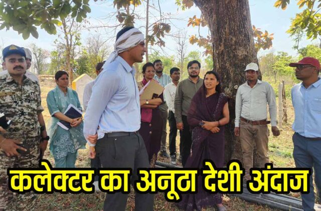 Betul Collector Inspection: गमछा बांध गांव में घूमे कलेक्टर, बच्चों के साथ फर्श पर बैठे, राशन दुकान में गड़बड़ी पर फ़ूड इंस्पेक्टर और प्रबंधक को नोटिस