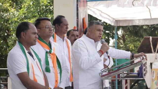 Betul Congress Protest: बैतूल में किसानों के मुद्दों पर कांग्रेस का बड़ा प्रदर्शन, गैस सिलेंडर की अर्थी से जताया विरोध