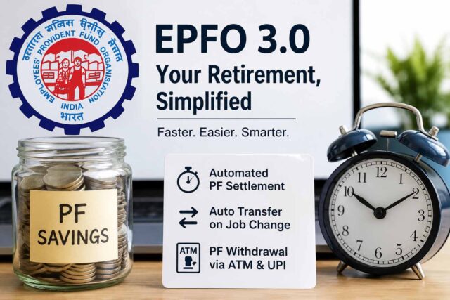 EPFO PF Withdrawal: EPFO का बड़ा बदलाव: रिटायरमेंट के बाद मिनटों में मिलेगा PF का पैसा, ATM और UPI से भी निकासी