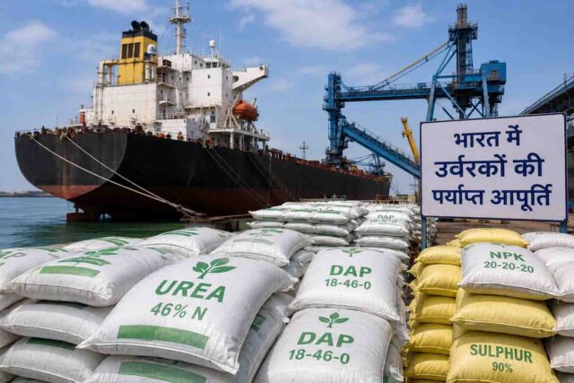 India Fertilizer Supply 2026: हॉर्मुज़ संकट के बीच भारत की बड़ी कामयाबी, किसानों के लिए उर्वरकों की आपूर्ति पूरी तरह सुरक्षित, 15 जहाज सुरक्षित पहुंचे