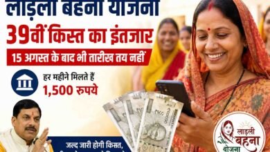 Ladli Behna Yojana: 39वीं किस्त पर टिकी लाड़ली बहनों की नजर, 1500 रुपये के साथ 250 रुपये अतिरिक्त मिलने की भी उम्मीद