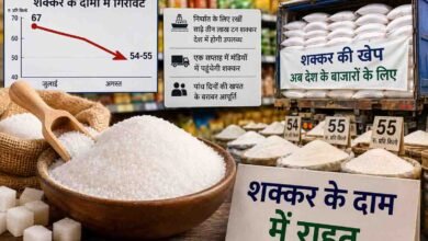 Sugar Price Drop: त्योहारों से पहले सस्ती होगी शक्कर, सरकार ने उठाया बड़ा कदम, इस फैसले से गिरेंगे चीनी के दाम