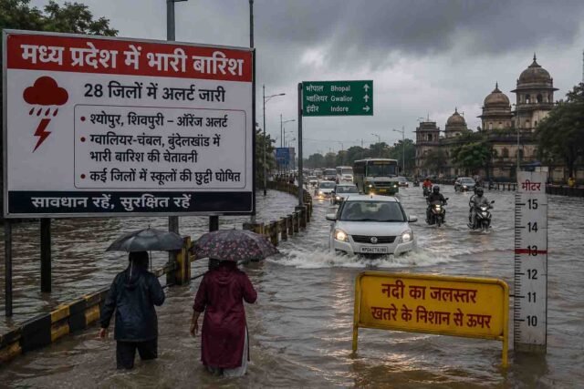 MP Rain Alert: मध्य प्रदेश में मानसून का रौद्र रूप, जानिए किन जिलों के लिए जारी हुआ आरेंज अलर्ट